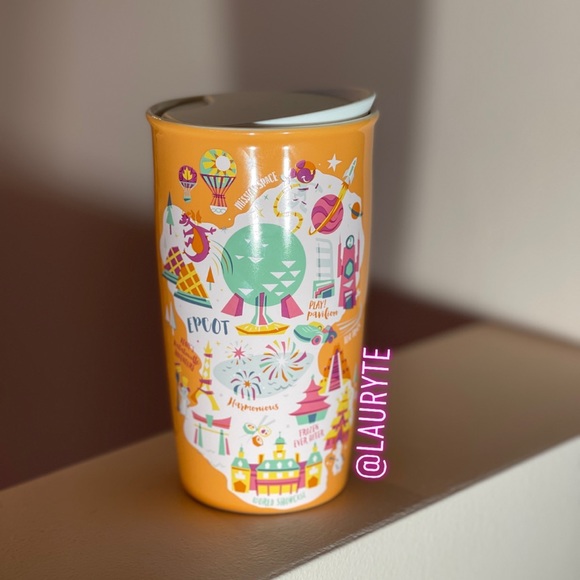 Starbucks Epcot Walt Disney World Orange Mug - Picture 5 of 5